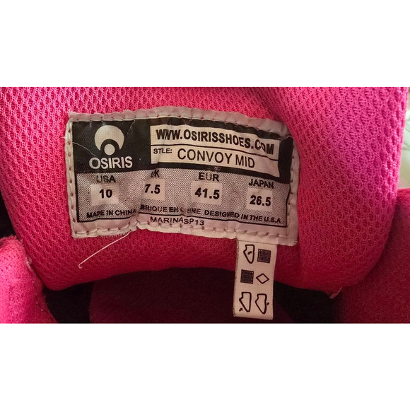 Osiris Women's Skate Shoes High Top - Picture 5 of 9